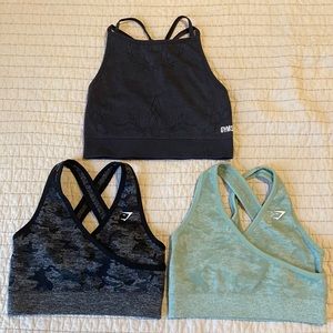 GymShark Sports Bra Bundle - 3 pair